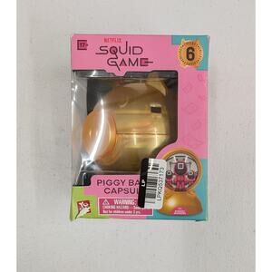 Netflix Squid Game Piggy Bank Capsule YuMe Mystery Collectible Toy 6 Series